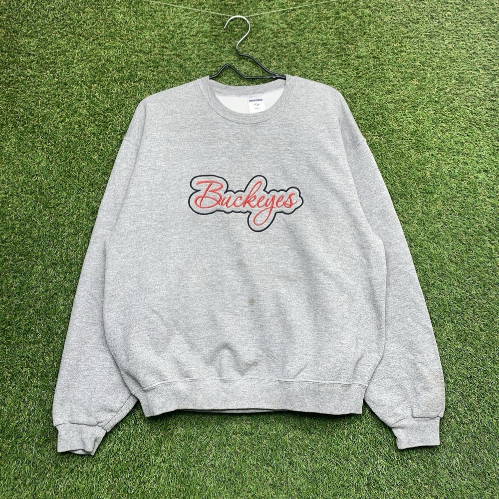Ohio State Buckeyes Sweatshirt Mens Large OSU Crewneck Sportswear 90s Vintage